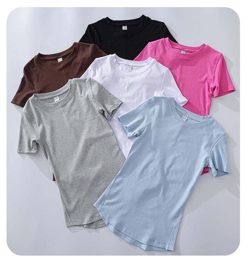 YOGA TOPS PILATES AEROBIC SPORTSWEAR BLOUSE