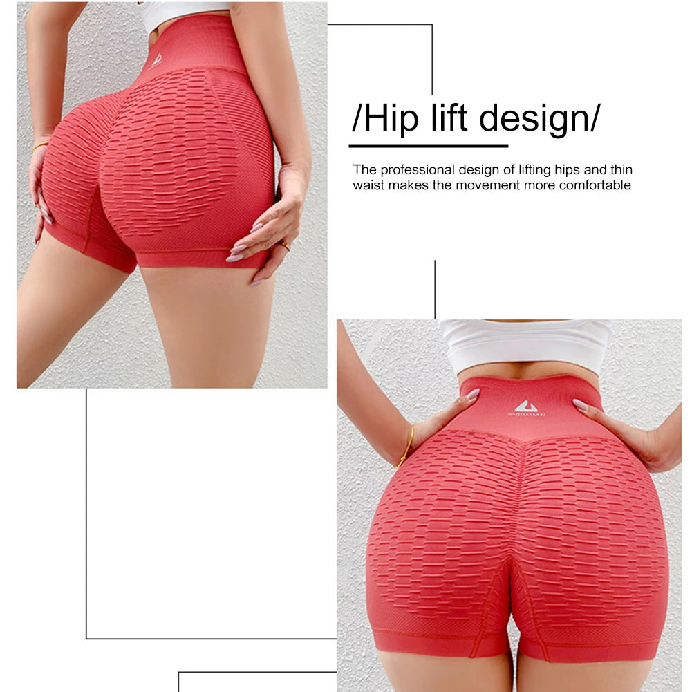 HIP LIFTING HIGH WAIST PUSH UP GYM SHORT