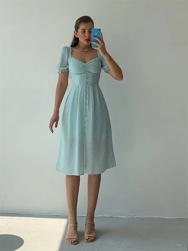 ELEGANT SLIT VESTIDOS DRESS