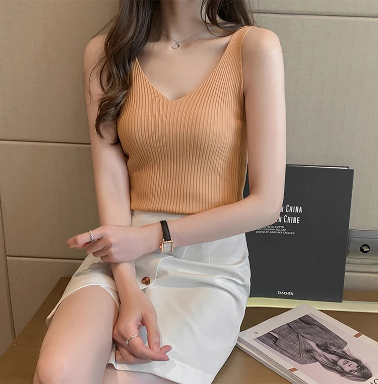 CAMIS TEES ICE SILK TANK TOP