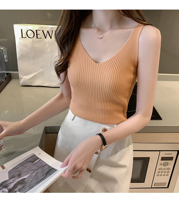 CAMIS TEES ICE SILK TANK TOP