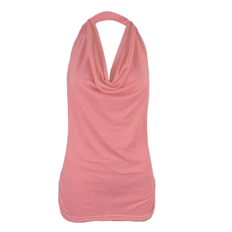 DRAPE V-NECK FEMME TANK TOP
