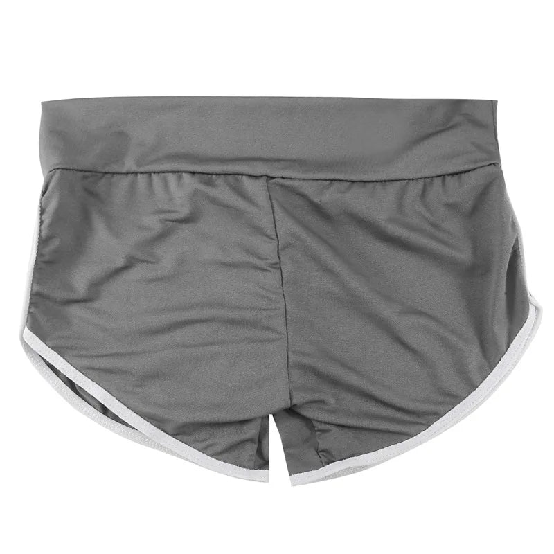 LOW WAIST STRETCHY SKINNY SLIM SHORTS