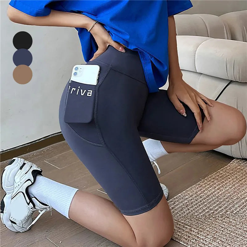 HIGH WAIST FITNESS STREETWEAR SHORT