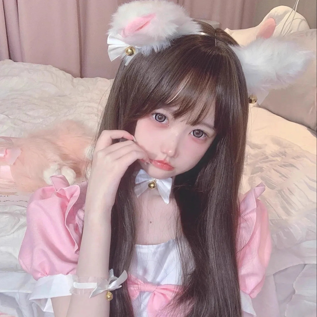 Lolita Short Lace Choker Nekclace for Women Girl Black White Color Fashion Romantic Bow Choker for Party Wholesale Neck Jewelry
